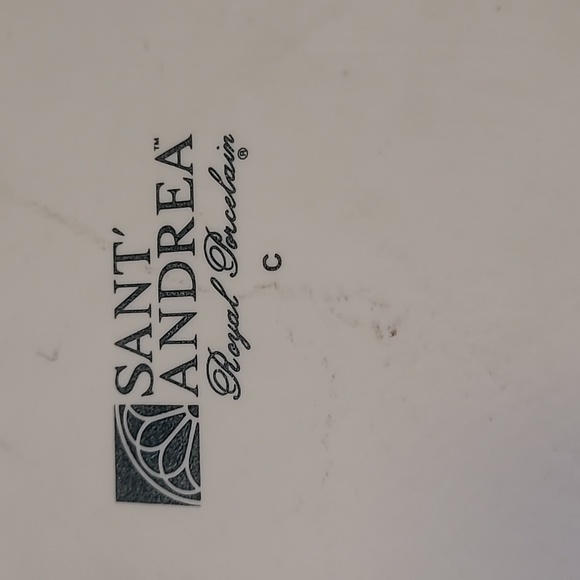 SANT' ANDREA White Royal Porcelain Fusion Square Bowl - Picture 3 of 8